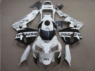 Weiß Schwarz Repsol CBR 600 RR 03-04 Verkleidungen