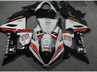 Weiß Schwarz Rizoma Playboy ZX6R 05-06 Verkleidungen
