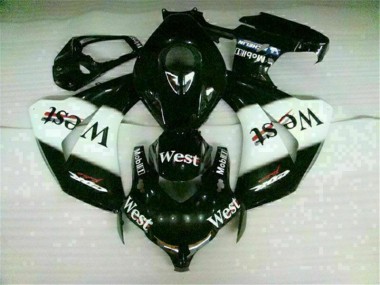 Weiß Schwarz West CBR 1000 RR 08-11 Verkleidungen