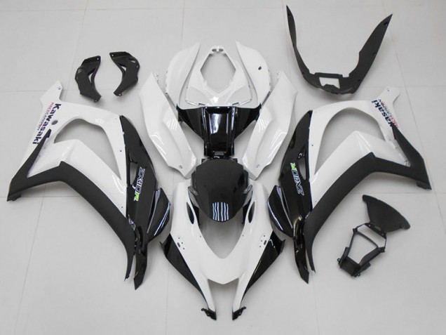 Weiß Schwarz ZX10R 16-19 Verkleidungen Weiß Schwarz ZX10R 16-19 Verkleidungen