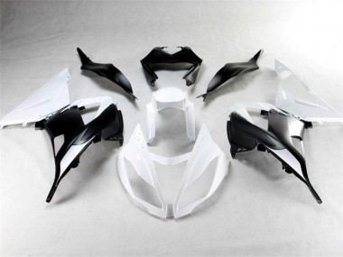 Weiß Schwarz ZX6R 13-18 Verkleidung