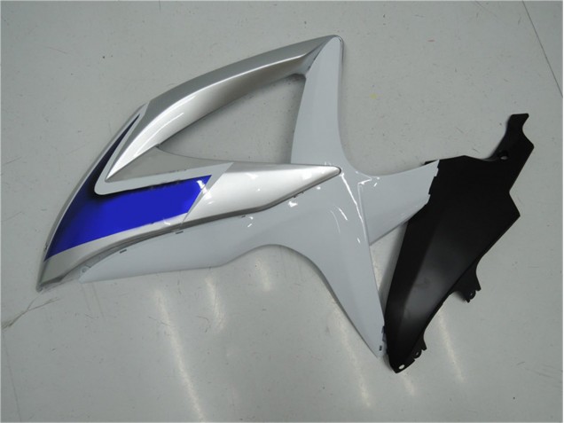 Weiß Silber Blau GSXR 600 / 750 K8 08-10 Verkleidungen Weiß Silber Blau GSXR 600 / 750 K8 08-10 Verkleidungen