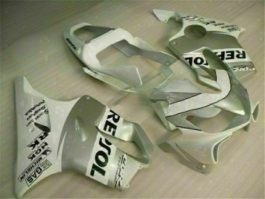 Weiß Silber CBR 600 F4i 01-03 Verkleidungen
