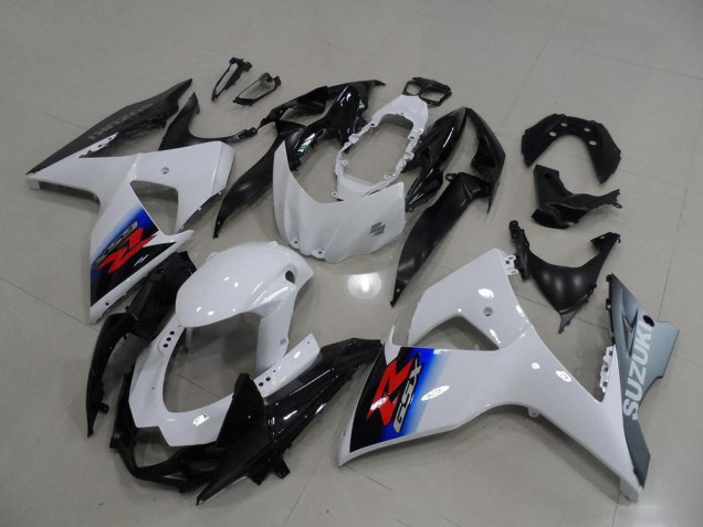 Weiß Silber GSXR 1000 K9 09-16 Verkleidungen