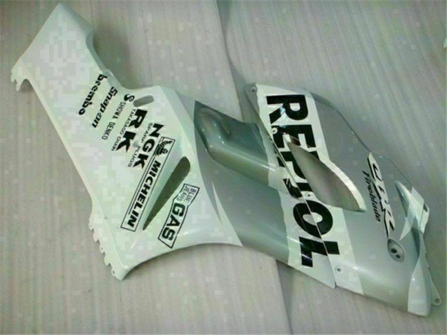 Weiß Silber Repsol CBR 1000 RR 04-05 Verkleidungen