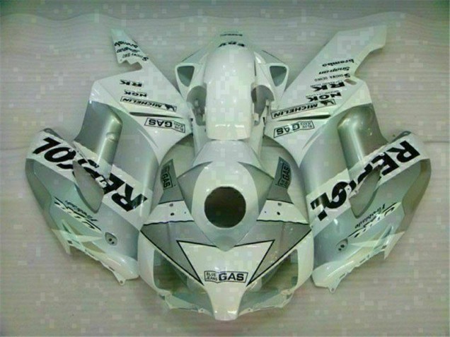 Weiß Silber Repsol CBR 1000 RR 04-05 Verkleidungen
