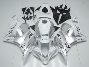 Weiß Silber Repsol CBR 600 RR 09-12 Verkleidungen