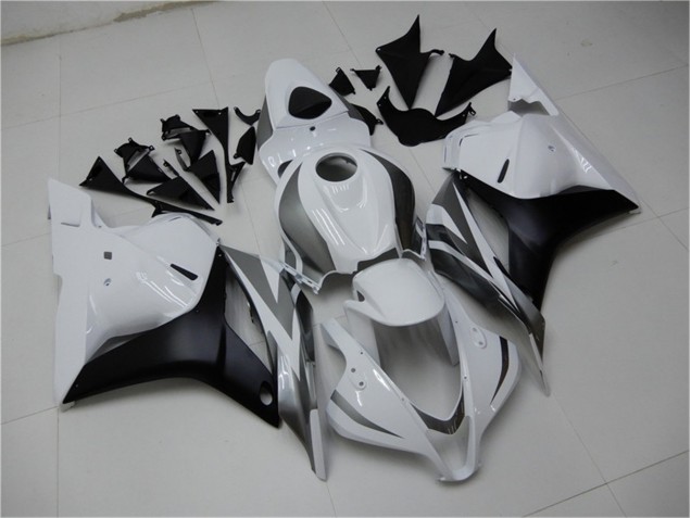Weiß Silber Schwarz CBR 600 RR 09-12 Verkleidungen