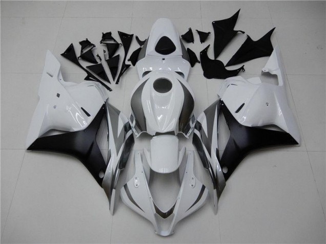 Weiß Silber Schwarz CBR 600 RR 09-12 Verkleidungen