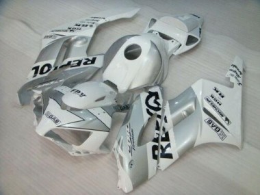 Weiß Silber Schwarz Repsol CBR 1000 RR 04-05 Verkleidung