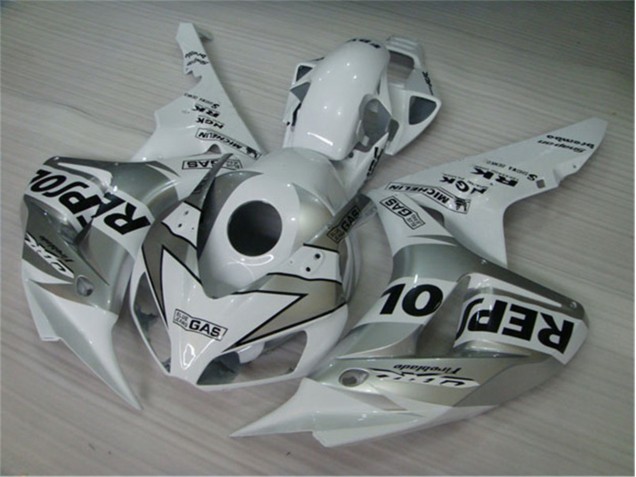 Weiß Silber Schwarz Repsol CBR 1000 RR 04-05 Verkleidungen