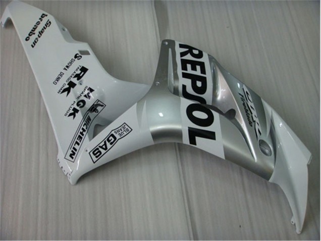 Weiß Silber Schwarz Repsol CBR 1000 RR 04-05 Verkleidungen