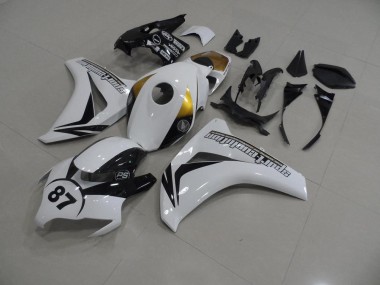 Weiß Und Schwarz 87 CBR 1000 RR 08-11 Verkleidungen