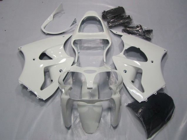 Weiß ZX6R 00-02 Verkleidung