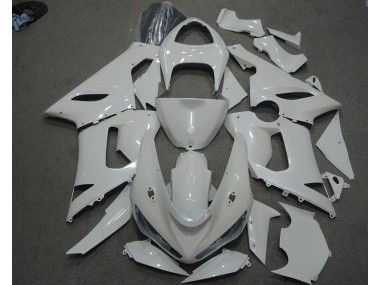 Weiß ZX6R 05-06 Verkleidungen