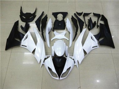 Weiß ZX6R 09-12 Verkleidungen