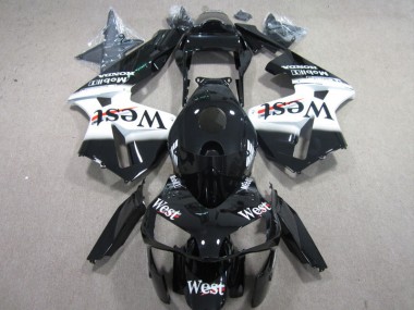 West Weiß Schwarz CBR 600 RR 03-04 Verkleidungen